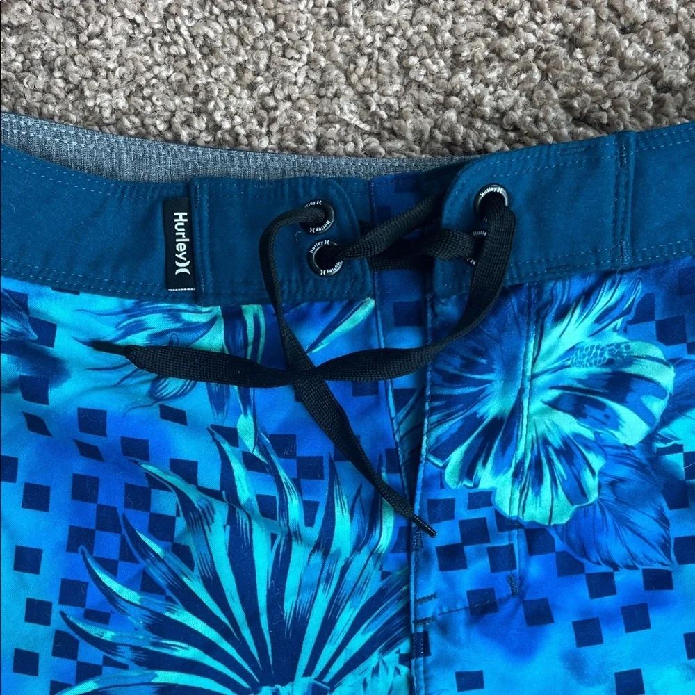 Hurley Tropical Blue Swim Trunks